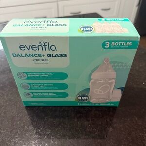 EvenFlo Balance Glass Wide Neck Bottles